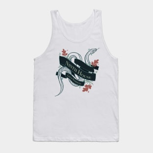 Snake Ninth House Banner - Graphic Illustration (Outline) Tank Top